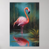 Affiche | FLAMANT ROSE | Art (Devant)