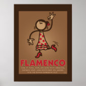 Affiche FLAMENCO (version anglaise) (Devant)