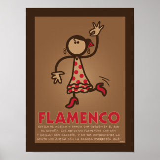 Affiche FLAMENCO (version en español)