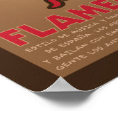 Affiche FLAMENCO (version en español) (Coin)