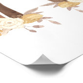 Affiche Fleur Arc-en-ciel Enfants Chambre Impressi (Coin)