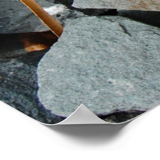 Affiche "Fleur dans la toux" (Coin)