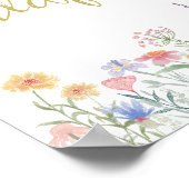 Affiche Fleur Sauvage (Coin)