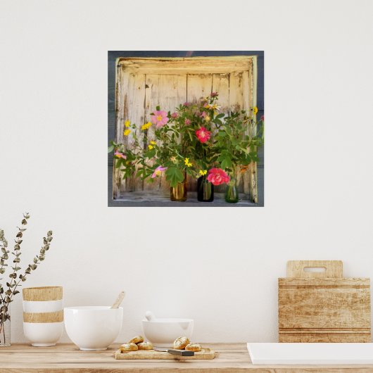 Affiche fleur sauvage (Cuisine)