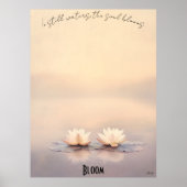Affiche Fleurs de Lotus Zen au Crépuscule (Devant)