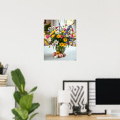 Affiche Fleurs de Printemps (Bureau à domicile)