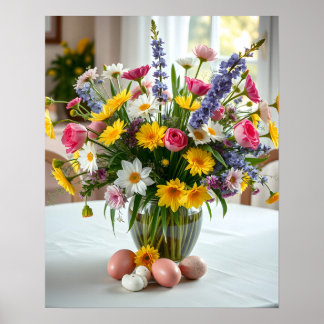 Affiche Fleurs de Printemps