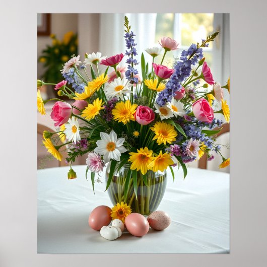 Affiche Fleurs de Printemps (Devant)