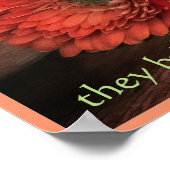 Affiche Fleurs et amitié Imprimer (Coin)