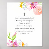 Affiche Floral Inspirational pour Femmes (Devant)