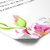 Affiche Floral Inspirational pour Femmes (Coin)