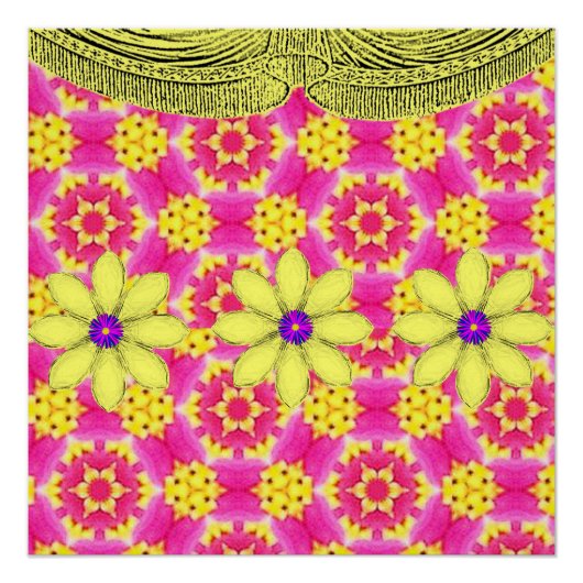 Affiche florale (Devant)