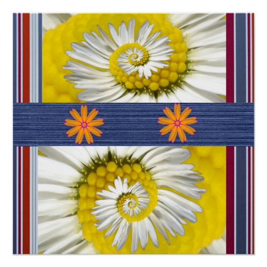 Affiche florale (Devant)