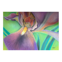 Affiche florale colorée | Impression botanique mod