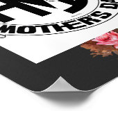Affiche florale de la fête des mères (Coin)