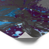 Affiche florale de l'ombre (Coin)