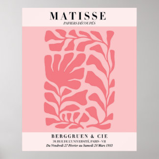 Affiche florale rose blush | Art mural de style Ma