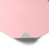 Affiche florale rose pastel | Art mural de style M (Coin)
