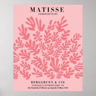 Affiche florale rose pastel | Art mural de style M