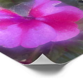 affiche florale violette greyforaday (Coin)