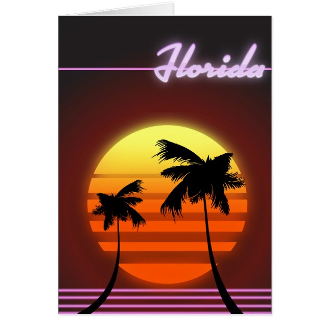 Affiche Florida Sunset 1984 (Devant)