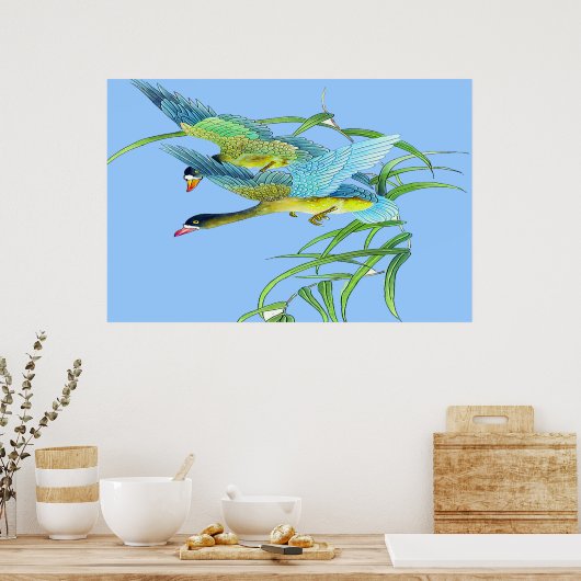 Affiche Flying Ducks Dessin 2 (Cuisine)