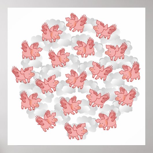 Affiche Flying Pigs (Devant)