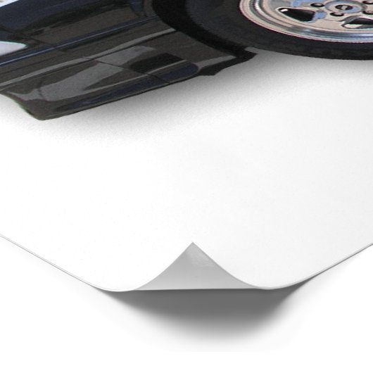 Affiche Fox Body Mustang GT (Coin)