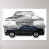 Affiche Fox Body Mustang GT (Devant)