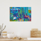 Affiche fraîche d'art de routier de cargo de (Cuisine)