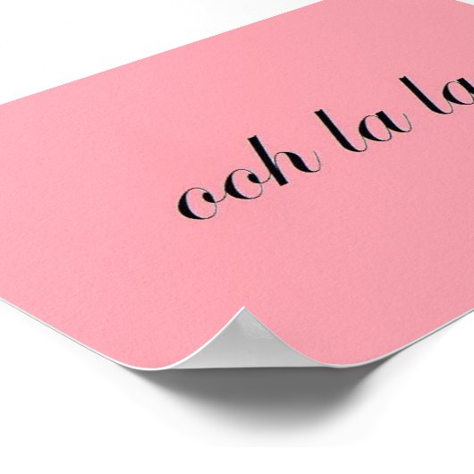 Affiche française chic (Coin)