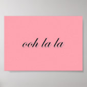 Affiche française chic (Devant)