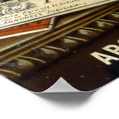 Affiche française rétro "absinthe bourgeois" (Coin)