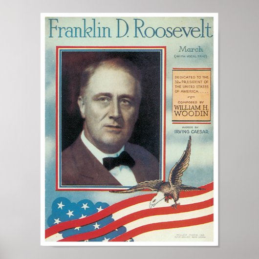 Affiche Franklin D. Roosevelt (Devant)