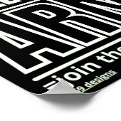 affiche "FREE SPEECH ARMY 2" (Coin)