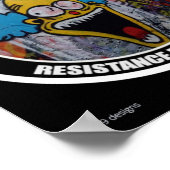 affiche "FREE SPEECH ARMY 3" (Coin)