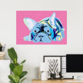 Affiche Frenchie (Bureau à domicile)