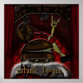 Affiche "Funeral Parlor" de Satanic Toupee (Devant)