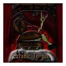 Affiche "Funeral Parlor" de Satanic Toupee