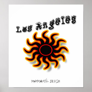 Affiche funky de Los Angeles !