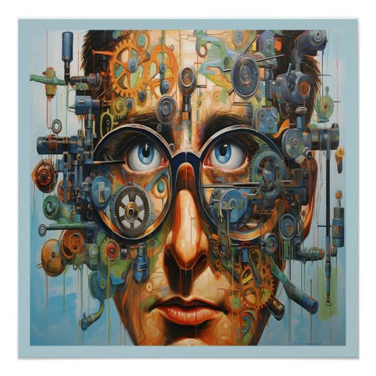 Affiche futuriste (Devant)