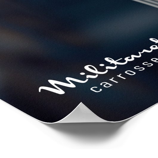 Affiche futuriste de cyborg (Coin)