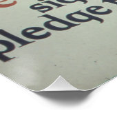 Affiche Glacée Soyez Patriote (Coin)