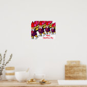 Affiche GNOME VALENTINE MARCH (Cuisine)