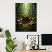 Affiche Goblincore Sérénité Décomposée (Bureau à domicile)