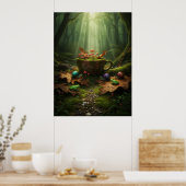 Affiche Goblincore Sérénité Décomposée (Cuisine)