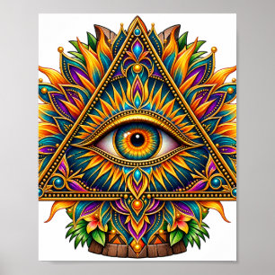 Affiche Golden Fern Eye