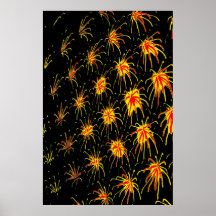 Affiche Golden Fireburst