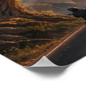 Affiche Golden Road Through the Dawn Valley (Coin)