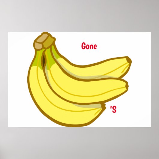 Affiche Gone Bananas (Devant)